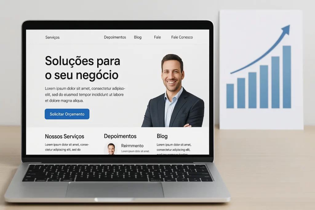 site moderno como ferramenta de autoridade
