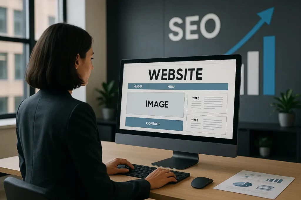 empresa que cria sites profissionais com foco em SEO