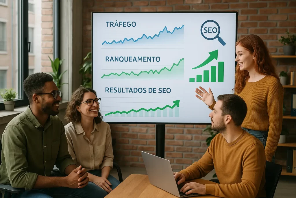 resultados de empresa que cria sites com foco em SEO