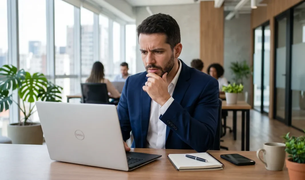 empresa invisível no Google — empresário sem aparecer nas buscas do Google