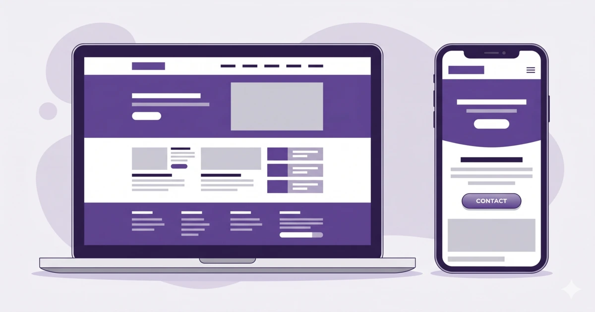 Comparação entre site institucional para empresas e landing page focada em conversão